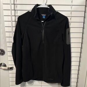 Eddie Bauer Black Half-Zip Pullover